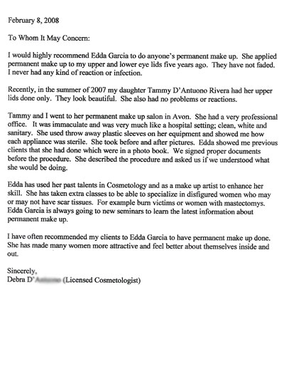 Edda Garcia Testimonials